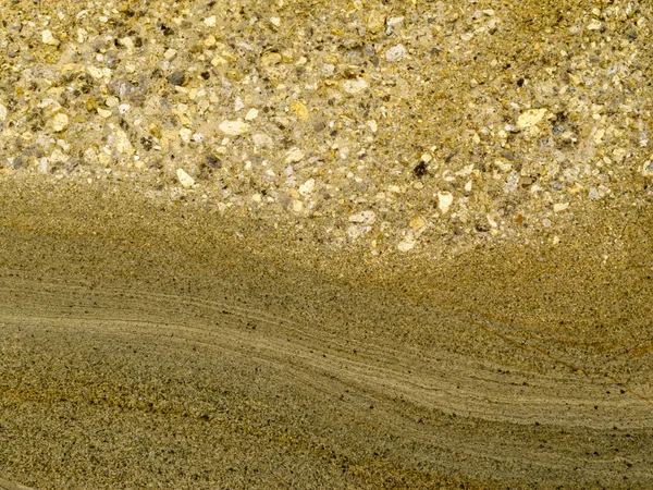 Superficie liscia della roccia sedimentaria di arenaria stratificata — Foto Stock