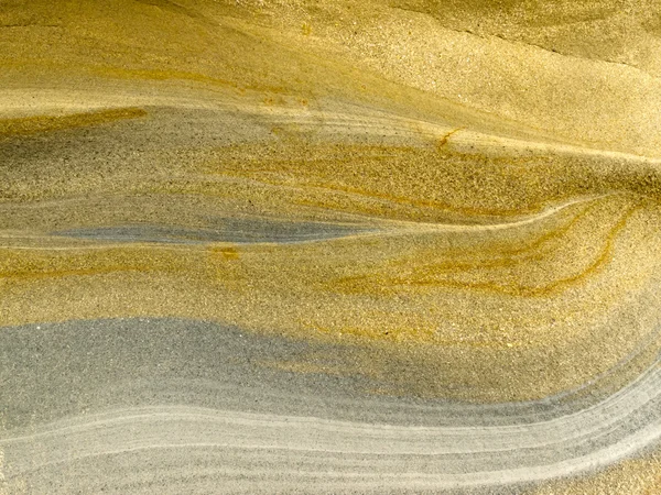 Superficie lisa de roca sedimentada de arenisca estratificada — Foto de Stock