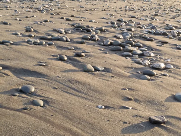 潮汐ビーチ小石の背景テクスチャ パターン — ストック写真