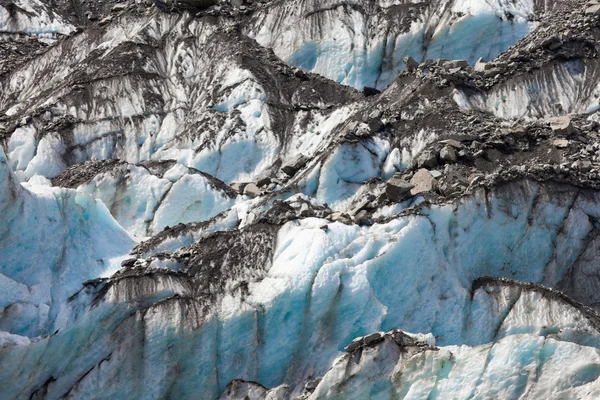 Blue glacier ice background texture pattern — Stock Photo, Image