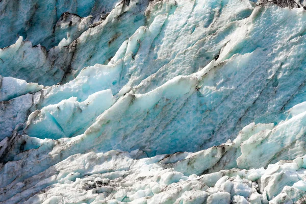 Geleira azul padrão de textura de fundo de gelo — Fotografia de Stock
