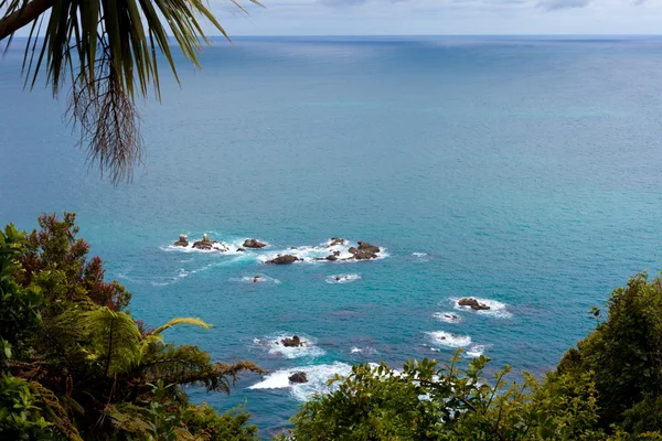 Tasmanzee bij west kust van south island van nz — Stockfoto