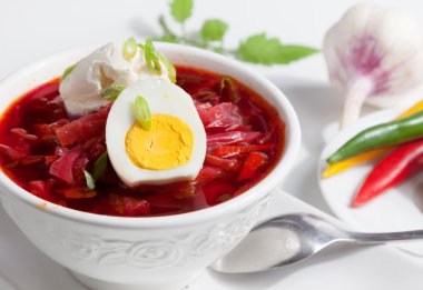 soğuk borsch çorbası