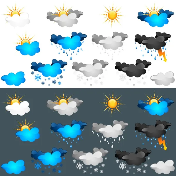 Ikona počasí — Stock fotografie