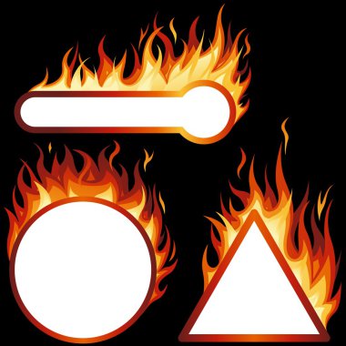 Flame Frames clipart