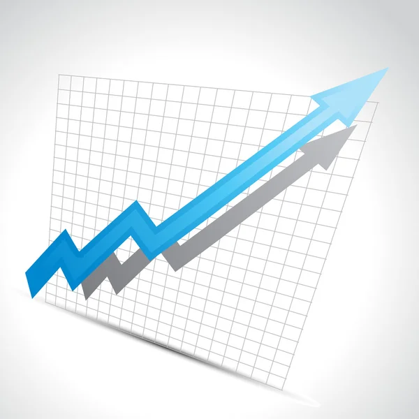 Flecha de negocio vector — Vector de stock