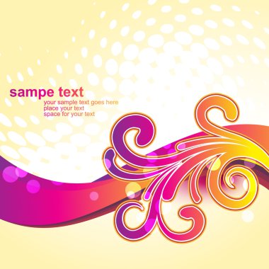 Vector floral tasarım