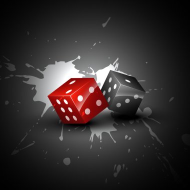 two dices clipart