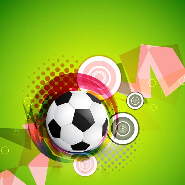 Diseño abstracto del fútbol — Vector de stock