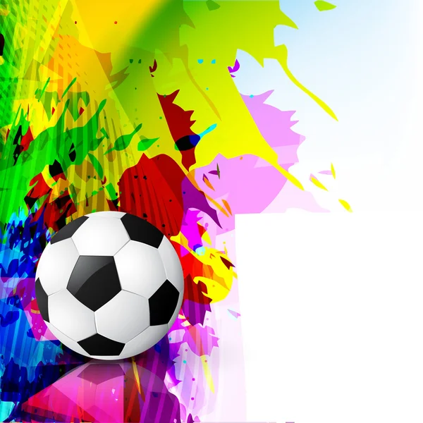 Football vectoriel de style grunge — Image vectorielle