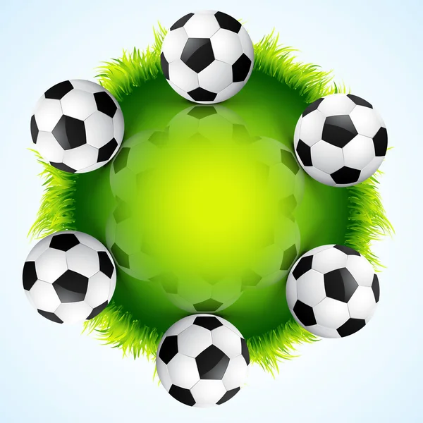 Şık vektör futbol — Stok Vektör