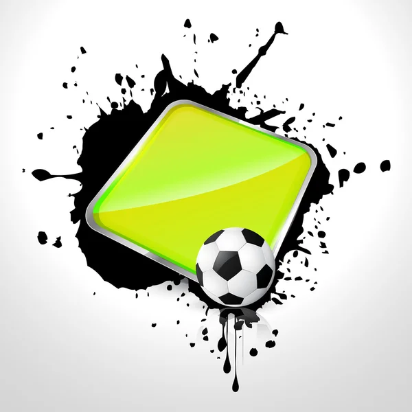Designvektor Fußball — Stockvektor