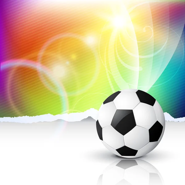 Football vectoriel élégant — Image vectorielle
