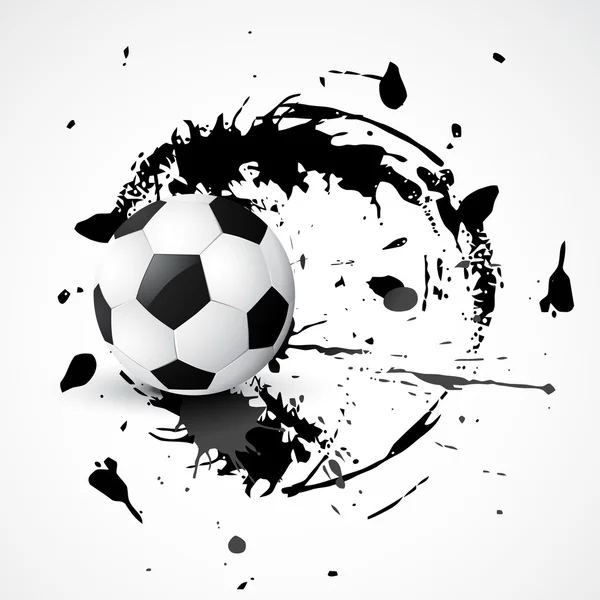 Diseño abstracto del fútbol — Archivo Imágenes Vectoriales