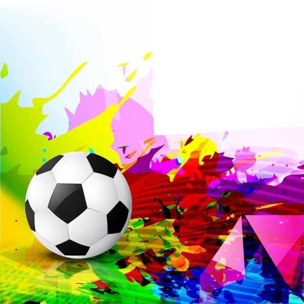 サッカーのデザインのベクトル — ストックベクタ