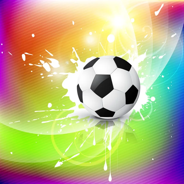 Conception de football vectoriel — Image vectorielle