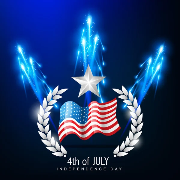 4th of july independence day — Stock Vector