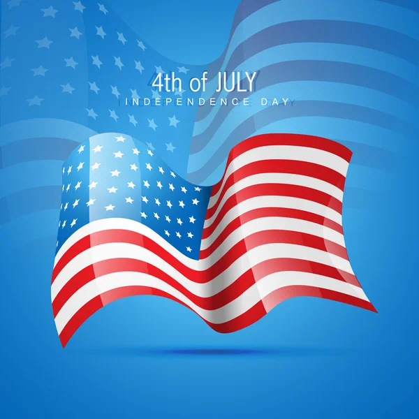 Vecteur america drapeau — Image vectorielle