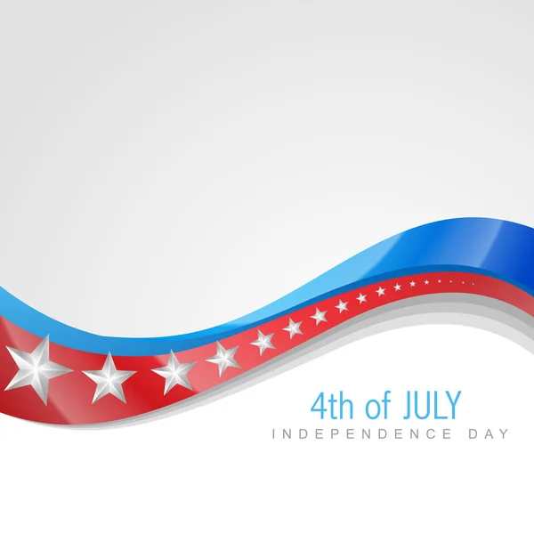 Giorno dell'indipendenza 4 luglio — Vettoriale Stock
