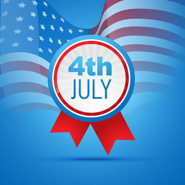 4 Temmuz Bağımsızlık Günü — Stok Vektör