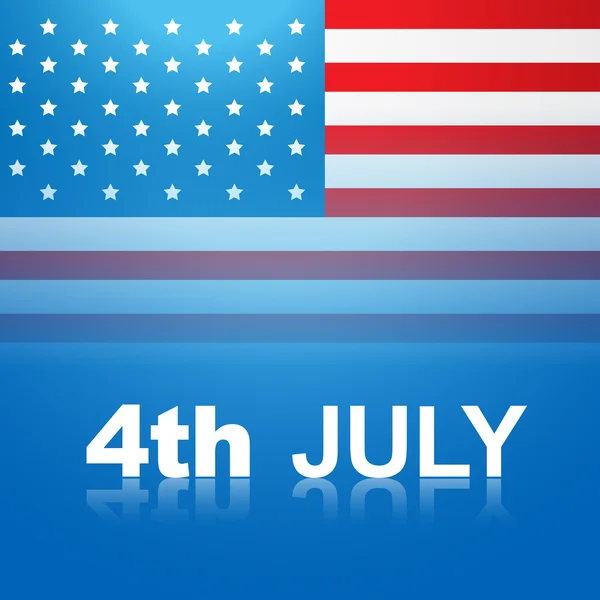 4 de julio América — Vector de stock