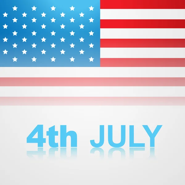 4 juli Amerikaanse onafhankelijkheidsdag — Stockvector