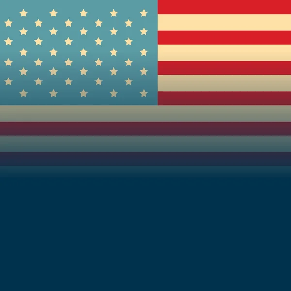 American flag vector — Stock Vector