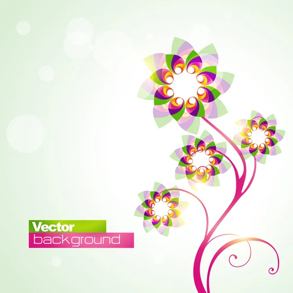 Vektorový květ — Stockový vektor