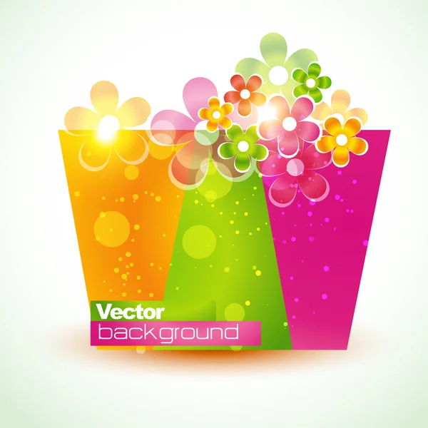 Gyönyörű vektor virág — Stock Vector