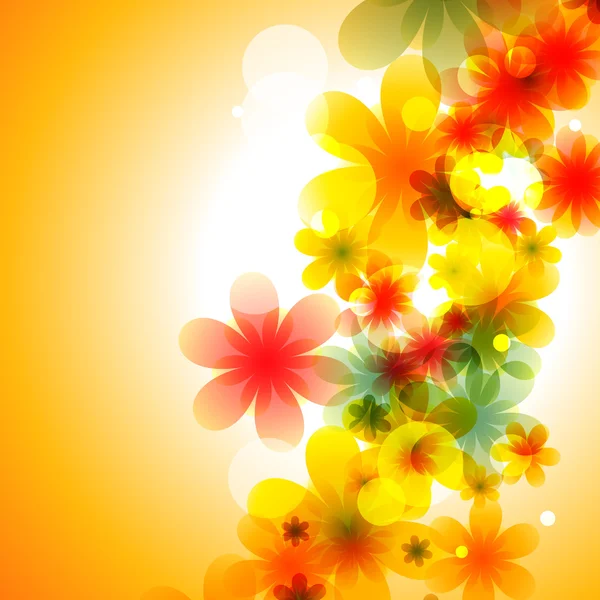 Kolorowy kwiat — Wektor stockowy