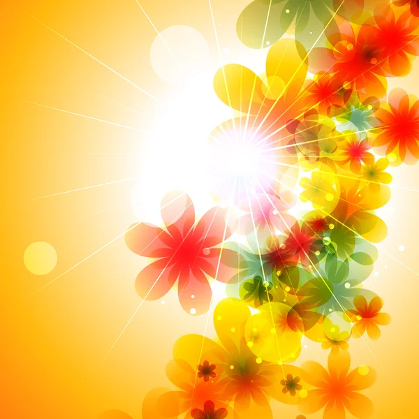 Kleurrijke bloem — Stockvector