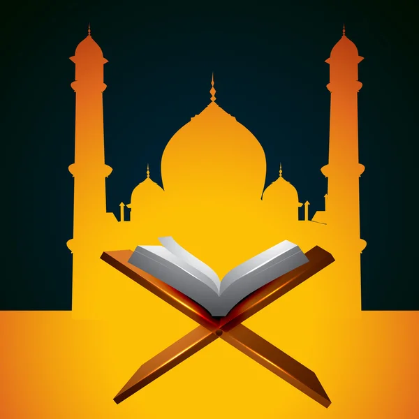 Quraan boek — Stockvector