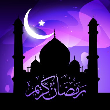 stylish ramadan kareem vector clipart