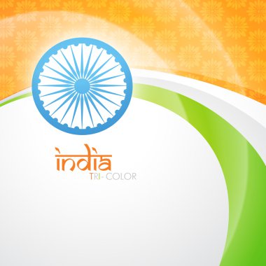 creative indian flag clipart