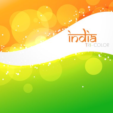 beautiful indian flag clipart