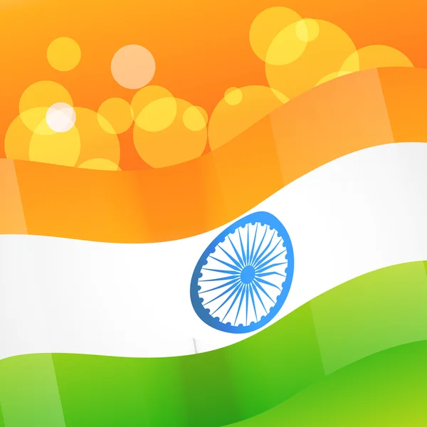 Vector indian flag design art — Stock Vector
