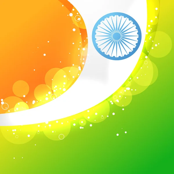Creative indian flag — Stock Vector
