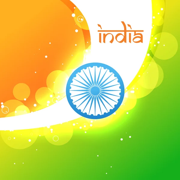stock vector creative indian flag