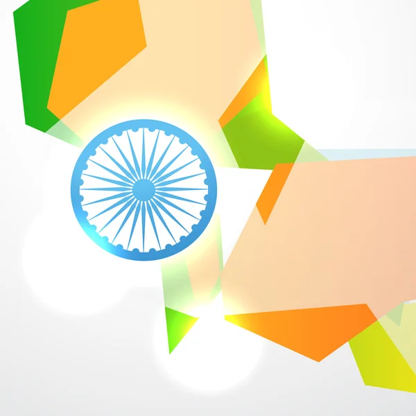 Kreativa indiska flaggan — Stock vektor