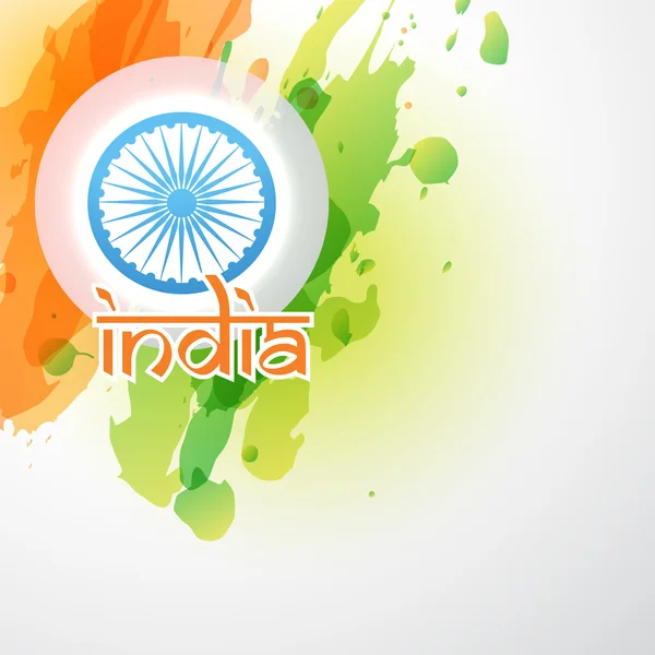 Creatieve Indiase vlag — Stockvector