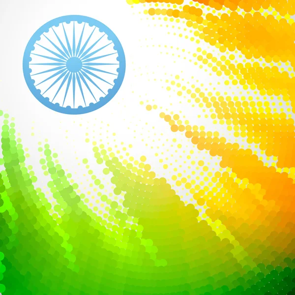 Indischer Flaggenvektor — Stockvektor