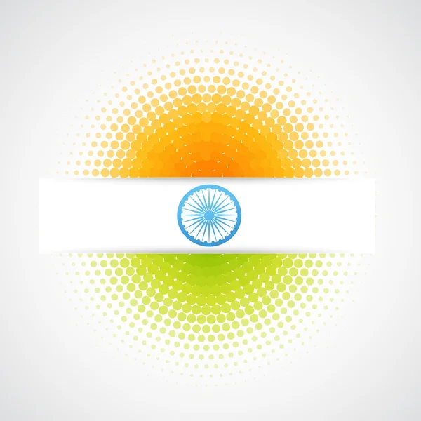 Vektor indische Flagge — Stockvektor