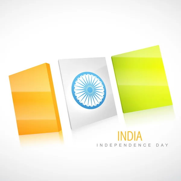 Bandera india creativa — Archivo Imágenes Vectoriales