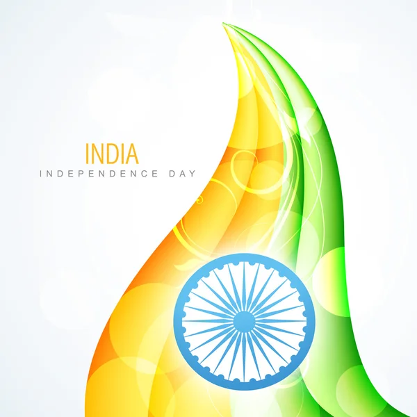 Bandera india creativa — Archivo Imágenes Vectoriales