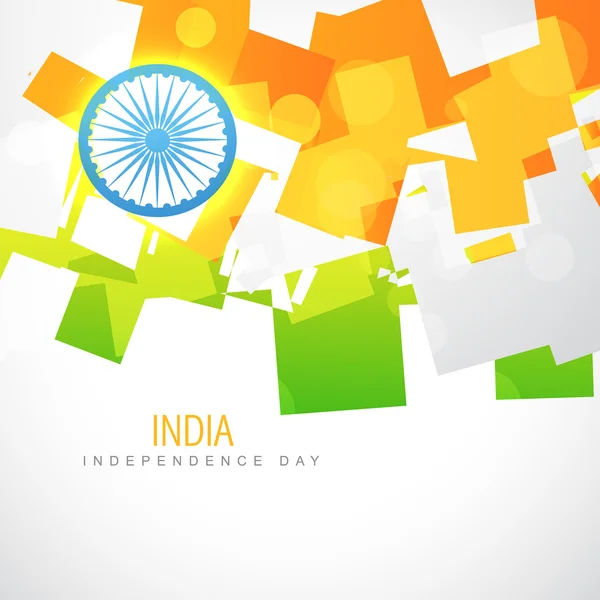 Bandera india brillante — Archivo Imágenes Vectoriales