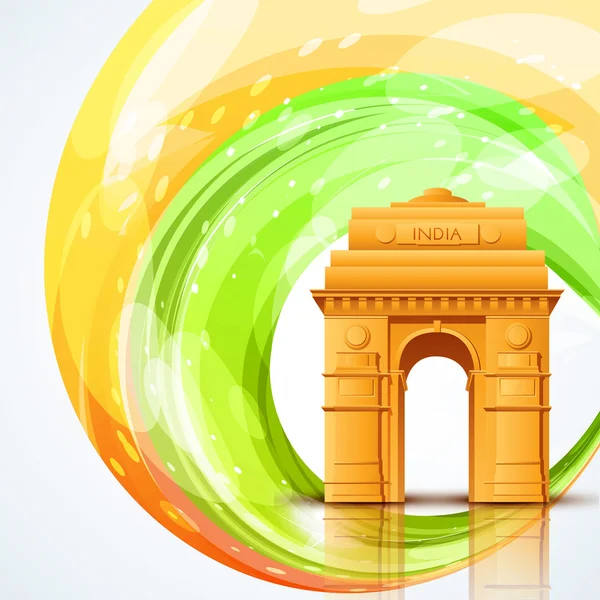 stock vector india gate