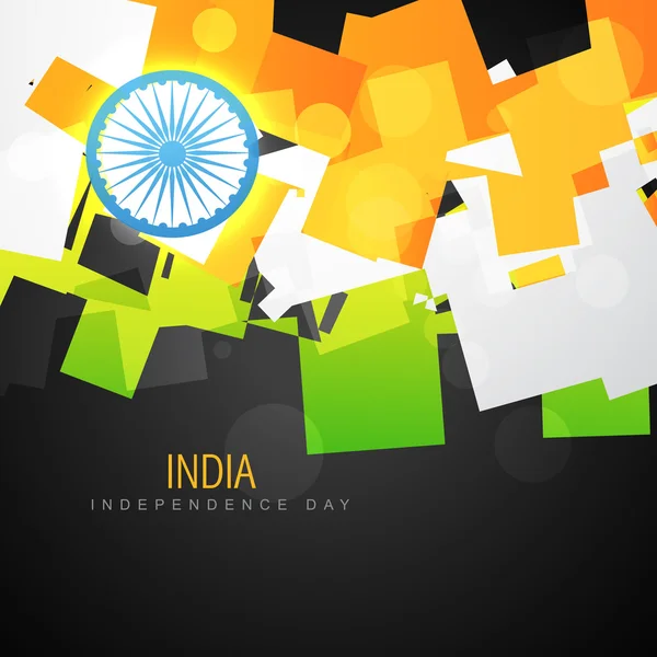 Indická vlajka vektorový — Stockový vektor