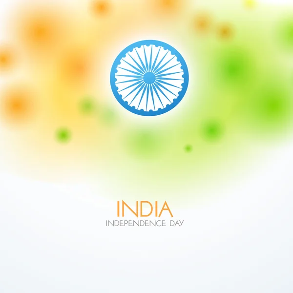 Drapeau indien brillant — Image vectorielle