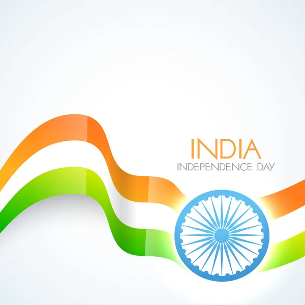 Bella bandiera indiana — Vettoriale Stock