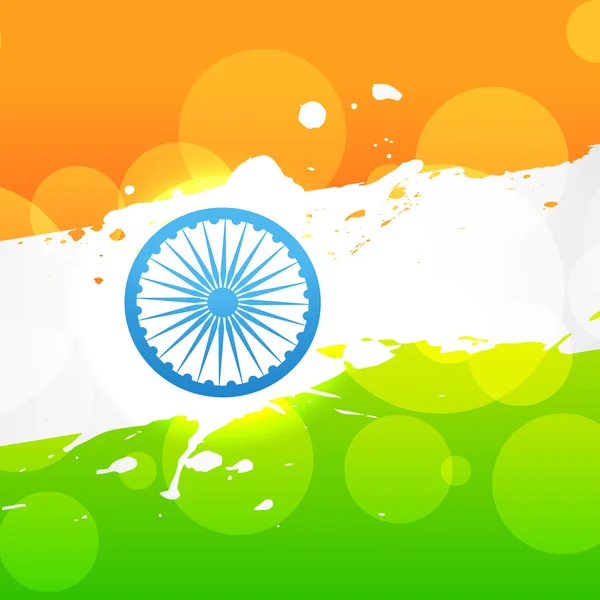 Vektor vlajka Indie — Stockový vektor